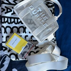 Marc Jacobs White Duffle Bag